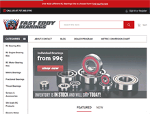 Tablet Screenshot of fasteddybearings.com